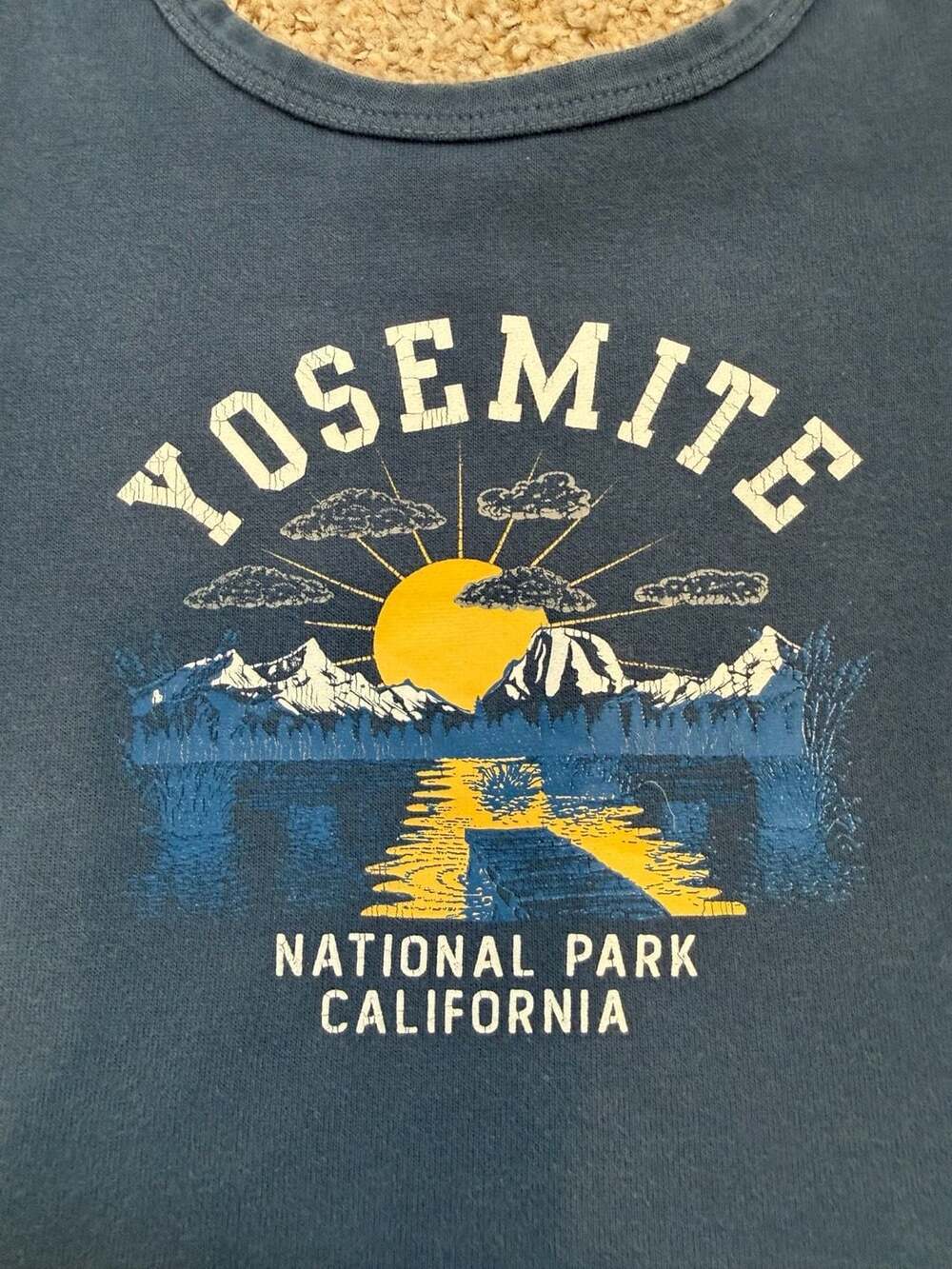 Obsessive Love Yosemite National Park Graphic Tank Top Size S
